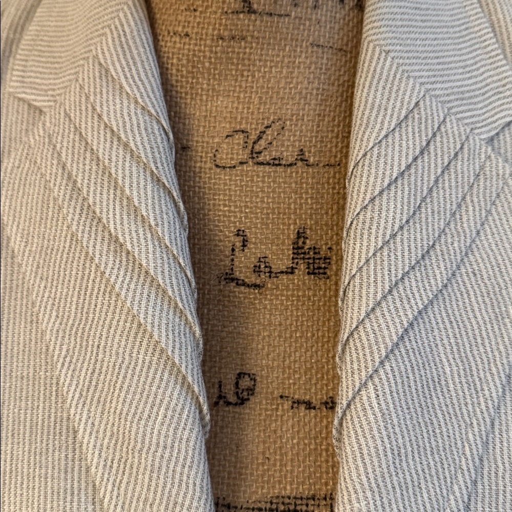 Elizabeth and James Linen and Silk Two-Tone Jacket - Picture 4 of 11